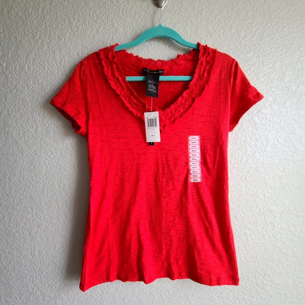 Grace Elements short sleeved red tee, size small